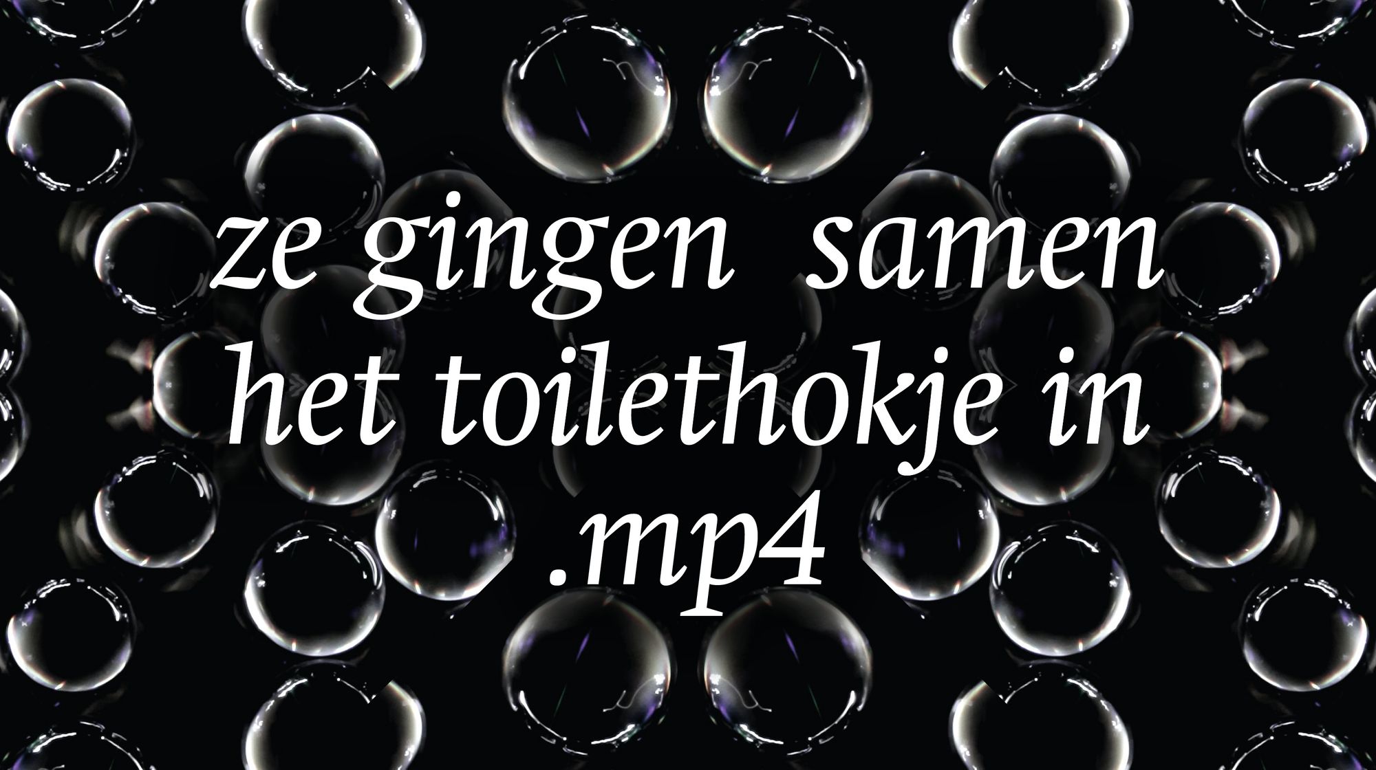 Ze gingen samen het toilethokje in.mp4 is nu beschikbaar